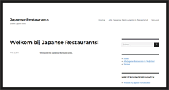 Desktop Screenshot of japanse-restaurants.nl